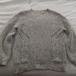 ONeill Sweater Womens M Grey Marle Cotton Blend